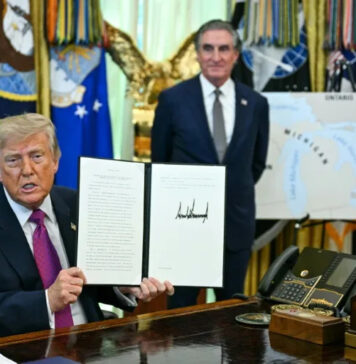 Trump ordena cambiar el nombre del lago Ontario a lago «América»