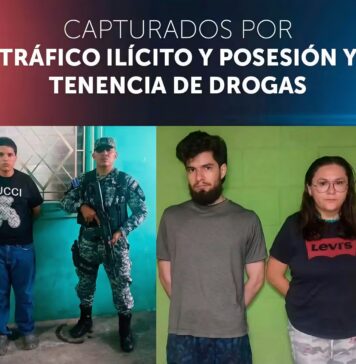 Detienen a distribuidores de droga en Chalatenango Centro
