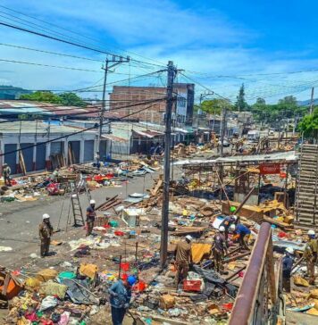 Autoridades avanzan con los trabajos de demolición de estructuras de concreto del Centro Histórico