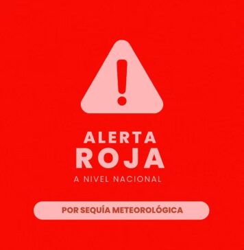 Protección Civil emite Alerta Roja a nivel nacional por déficit hídrico y altas temperaturas