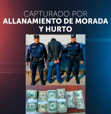 Adolescente de 16 años es detenido tras ser señalado de hurtar dinero de una vivienda en Chalchuapa