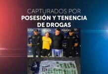 Capturan a dos hombres con presunta cocaína y dinero en efectivo en San Miguel