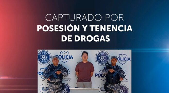 Capturan a hombre con varias porciones de cocaína en Ilopango