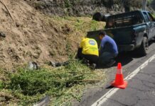 Trabajador resulta lesionado tras caer de una altura de ocho metros en Rosario de La Paz