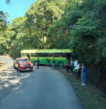 Falla en los frenos provoca accidente de autobús en Lolotique