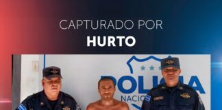 Sujeto ingresa a robar bebidas a un negocio en el barrio Concepción de San Rafael Cedros