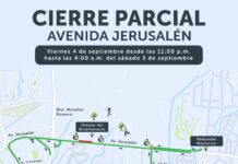 Anuncian cierre parcial nocturno en la avenida Jerusalén por desmontaje de valla publicitaria