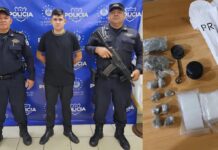 Capturan a joven con droga durante un procedimiento realizado en Colón