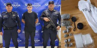 Capturan a joven con droga durante un procedimiento realizado en Colón