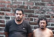 Detienen a dos pandilleros de la MS-13 en el cantón Primavera, Quezaltepeque