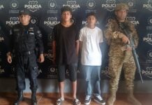 Detienen a dos pandilleros de la MS-13 en Nahuizalco, Sonsonate