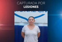 Detienen a mujer tras lesionar con arma blanca a su compañero de vida en Santa Ana Centro
