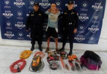 Detienen a nicaragüense tras hurtar herramientas de una vivienda en San Miguel