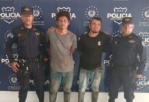 Detienen a dos personas responsables de hurtar objetos de una construcción en San Miguel
