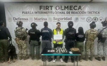 Capturan en Tabasco a «El Cabra», líder de Mara 18 y buscado por las autoridades de El Salvador