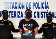 Capturan a presunto integrante de la 18 Sureños en frontera San Cristóbal